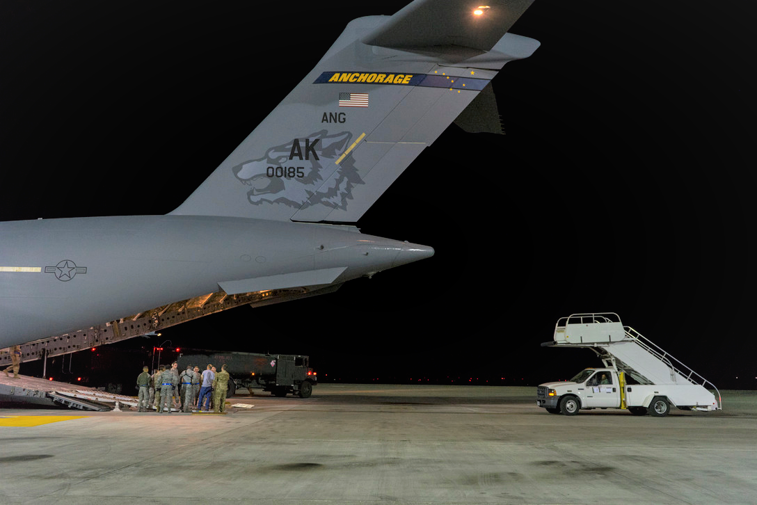 Aircraft on the flight line