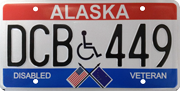 Disabled Veteran Plate