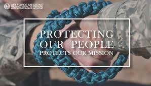 sign says protecting our people protects our mission