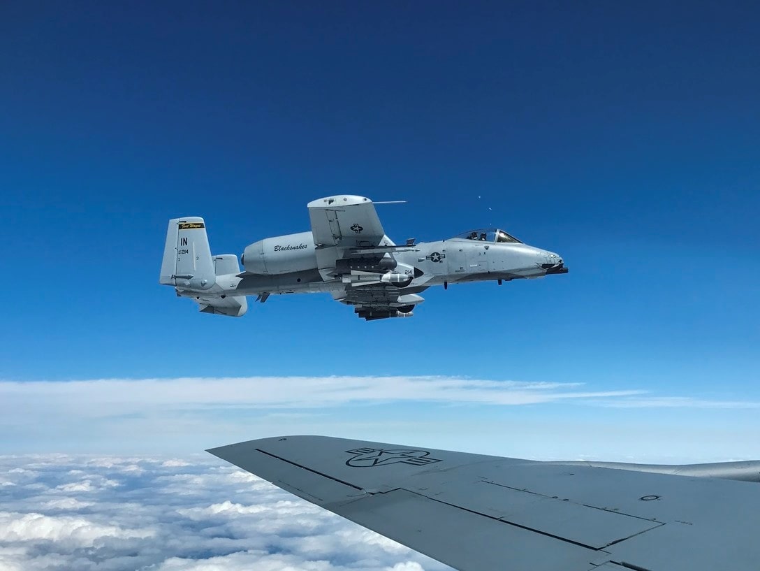 A10 flying