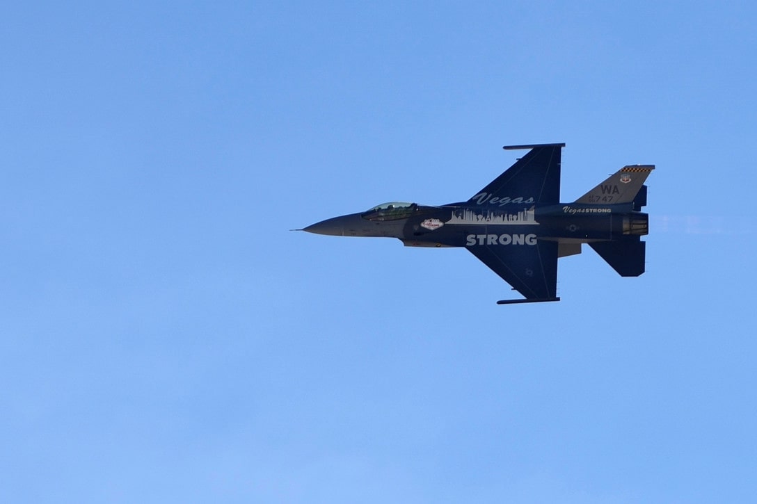 F16 flyby