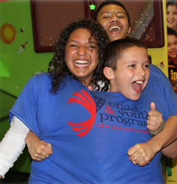 kids laughing and smiling