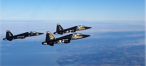 Training Aircraft in formation